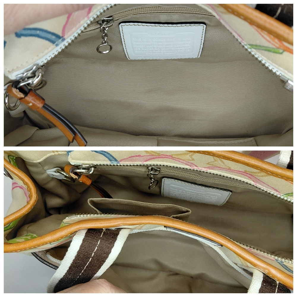 Coach Hampton Signature Scribble Tote Bag - Picture 8 of 16
